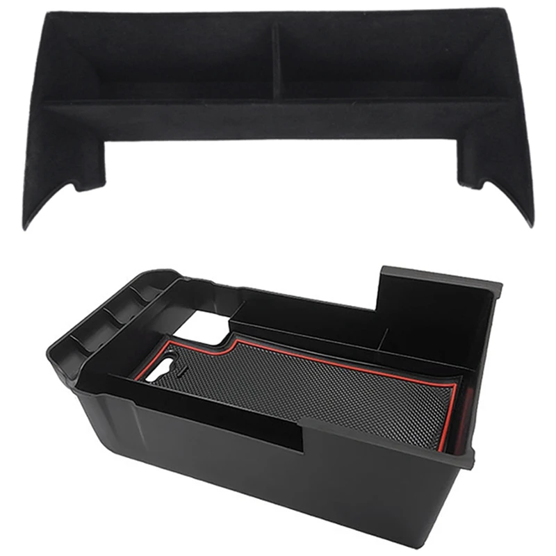 2 Pcs Car Accessories: 1 Pcs Car Armrest Storage Box & 1 Pcs Console Central Flocking Storage Box
2 Pcs Car Accessories: 1 Pcs Car Armrest Storage Box & 1 Pcs Console Central Flocking Storage Box