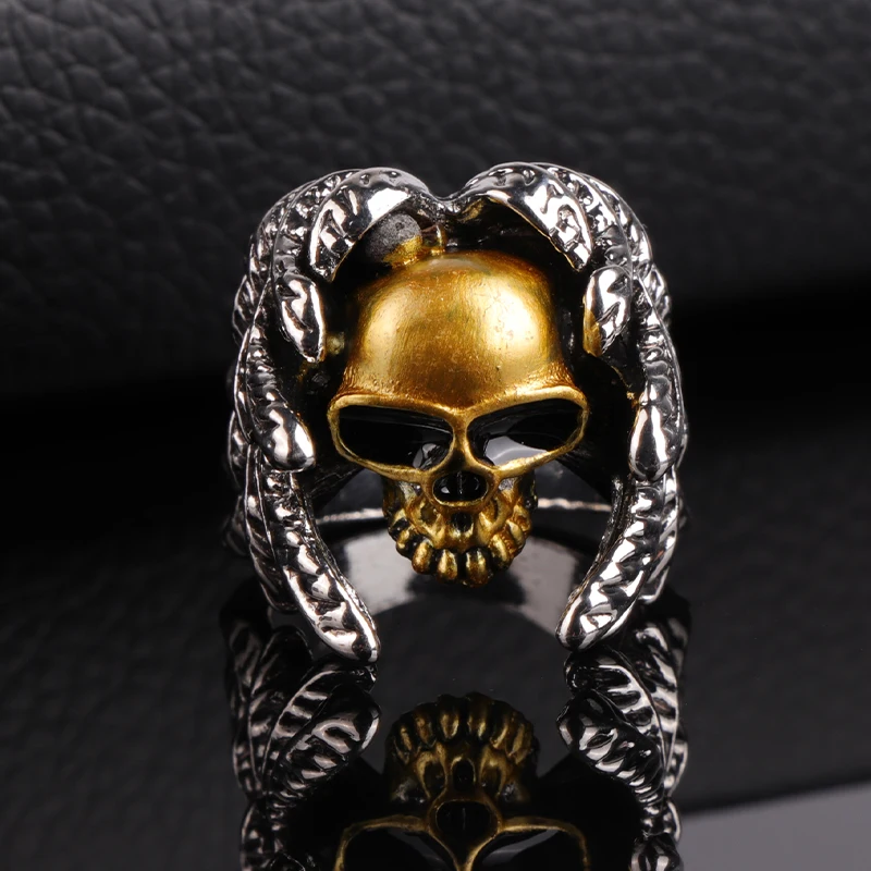 FDLK Men's Jewelry Vintage Steampunk Gothic Cool Biker Winged Skull Ring Punk Finger Rings Band
FDLK Men's Jewelry Vintage Steampunk Gothic Cool Biker Winged Skull Ring Punk Finger Rings Band