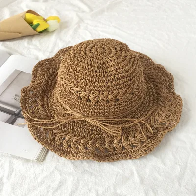 Large eaves manual crochet hollowed-out straw hat fishing cap bow knot basin cap
Large eaves manual crochet hollowed-out straw hat fishing cap bow knot basin cap