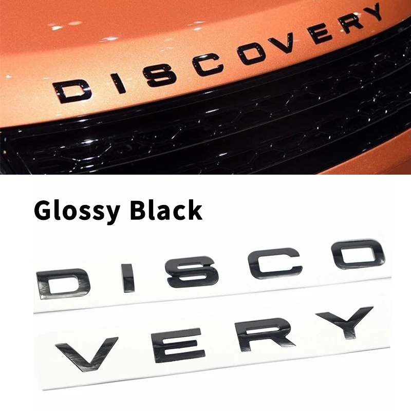 3D Letter DISCOVERY Car Rear Front Badge Emblem Decal Sticker for Land Rover Front Hood Rear Trunk
3D Letter DISCOVERY Car Rear Front Badge Emblem Decal Sticker for Land Rover Front Hood Rear Trunk