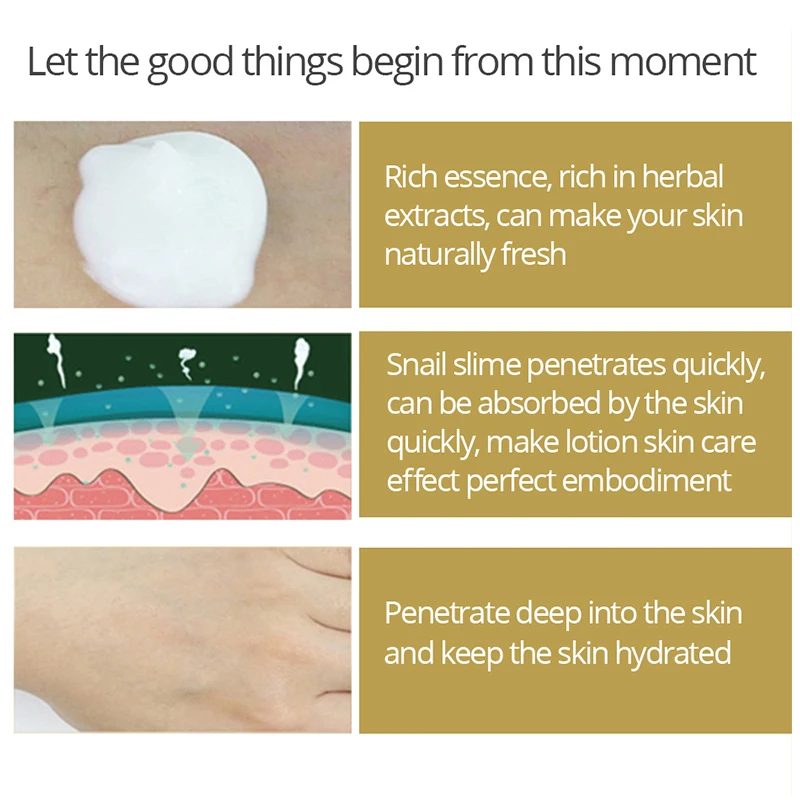 MSLAM Facial cream Skin Care Moisturizing Nourishing Repair Pore Whitening Snail face Cream 30ml
MSLAM Facial cream Skin Care Moisturizing Nourishing Repair Pore Whitening Snail face Cream 30ml