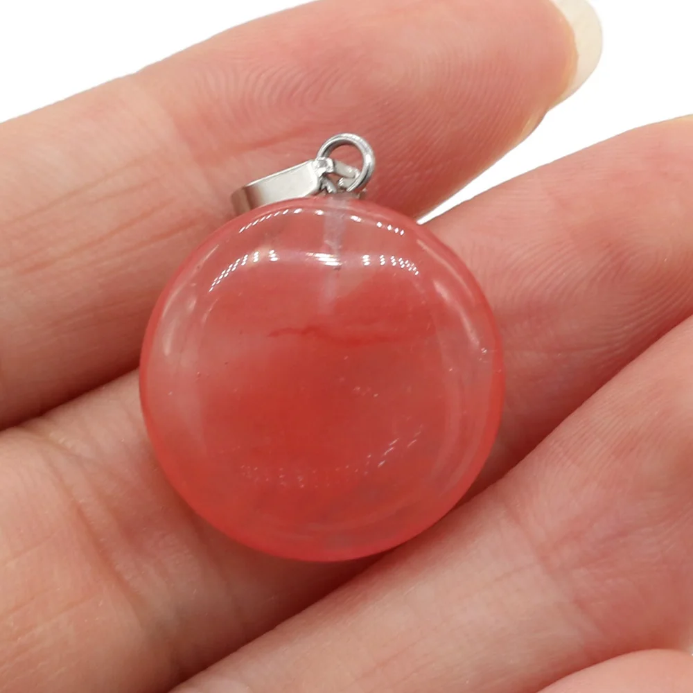 2pcs/lot Natural Stone Pendant Fashion Round Shape Agates Pendant Charms For Women DIY Making Necklaces Gift Size 20x20mm
2pcs/lot Natural Stone Pendant Fashion Round Shape Agates Pendant Charms For Women DIY Making Necklaces Gift Size 20x20mm