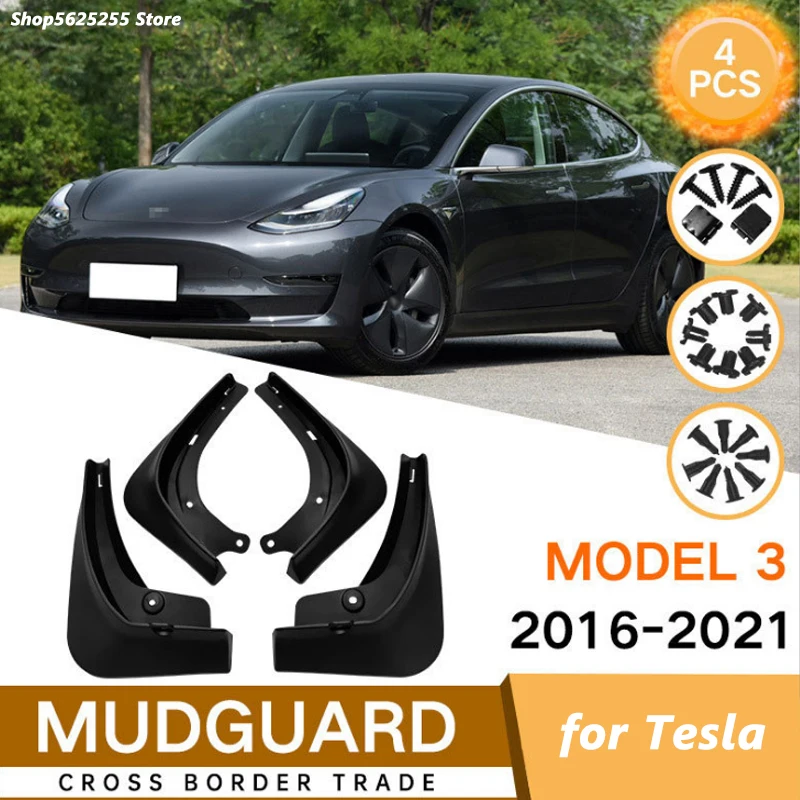 Car Mudguard for Tesla MODEL 3 2016 2017 2018 2019 2020 2021 Front Rear Fender Mud Flaps Guard Splash Flap Accessories
Car Mudguard for Tesla MODEL 3 2016 2017 2018 2019 2020 2021 Front Rear Fender Mud Flaps Guard Splash Flap Accessories