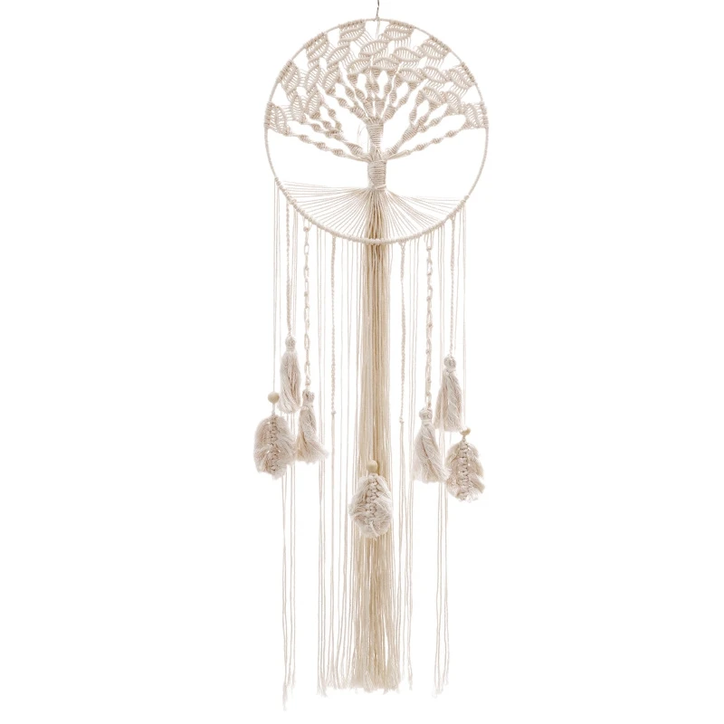 Хлопковая подвеска в стиле бохо с кисточками, ручная работа, украшение в стиле бохо, украшение для дома, Свадебный Декоративный Ловец снов 
Хлопковая подвеска в стиле бохо с кисточками, ручная работа, украшение в стиле бохо, украшение для дома, Свадебный Декоративный Ловец снов