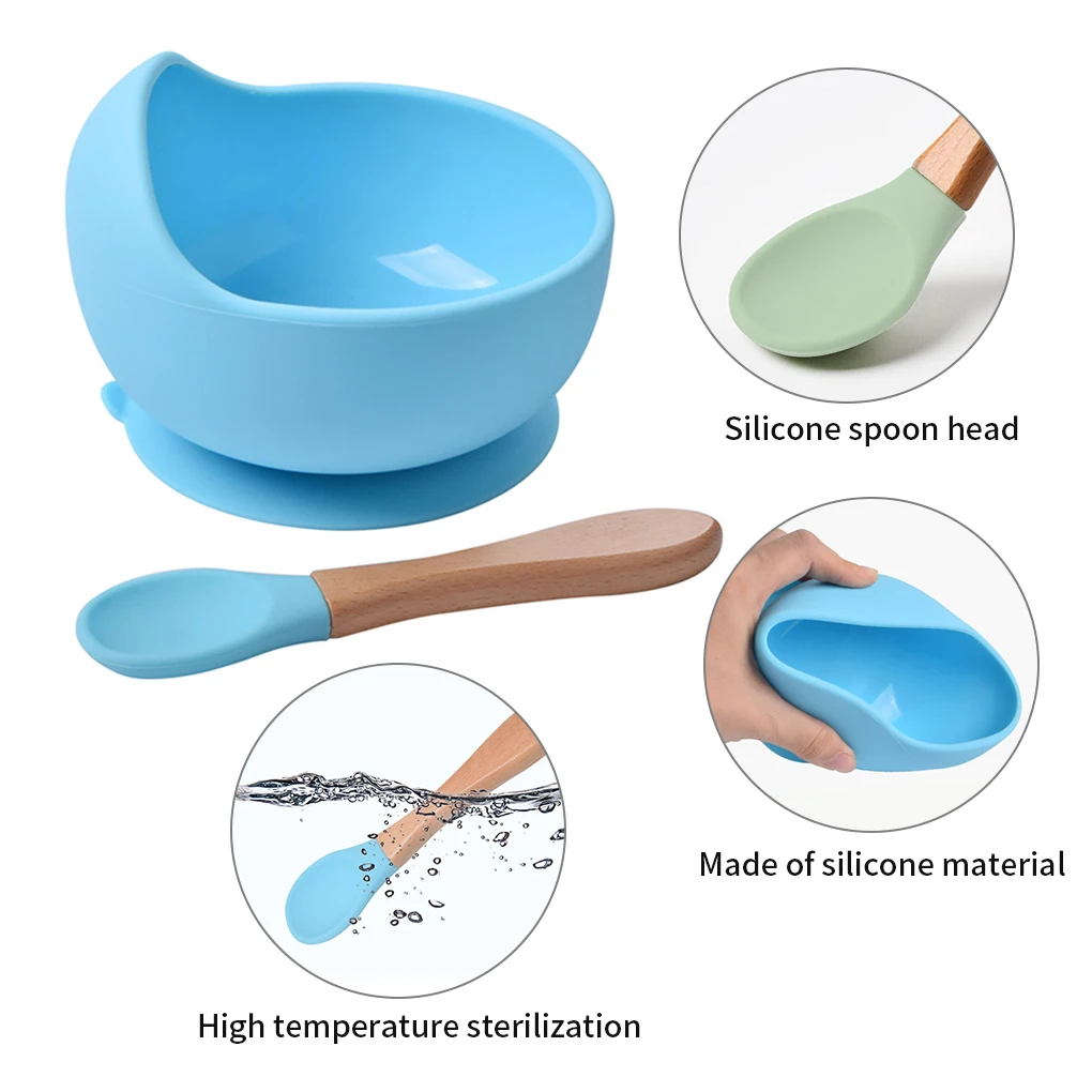 Baby Silicone Feeding Bowl Spoon Set Toddler Food Feeding Silicone Bowl Spoon Kit Baby Feeding Tableware Set
Baby Silicone Feeding Bowl Spoon Set Toddler Food Feeding Silicone Bowl Spoon Kit Baby Feeding Tableware Set