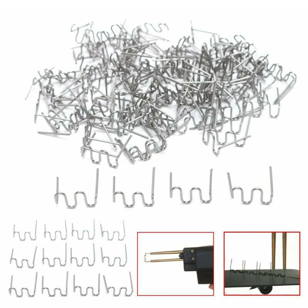 400 Pcs/Set For Plastic Stapler Repair Welder Accessories Car Repair Tool Precut 0.8mm Stainless Steel Wave Flat Hot Staples
400 Pcs/Set For Plastic Stapler Repair Welder Accessories Car Repair Tool Precut 0.8mm Stainless Steel Wave Flat Hot Staples