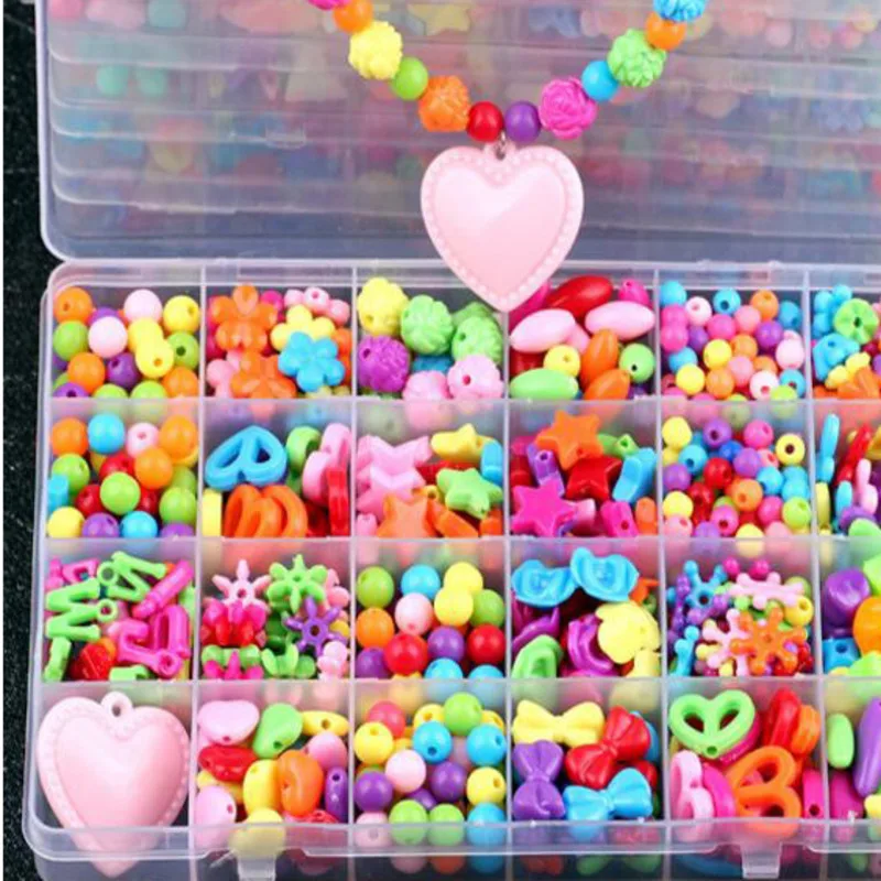Baby Beads Toys for Children Girl Gift Educational Toy Lacing Necklace Bracelet For Jewelry Needlework Material Bead Set
Baby Beads Toys for Children Girl Gift Educational Toy Lacing Necklace Bracelet For Jewelry Needlework Material Bead Set