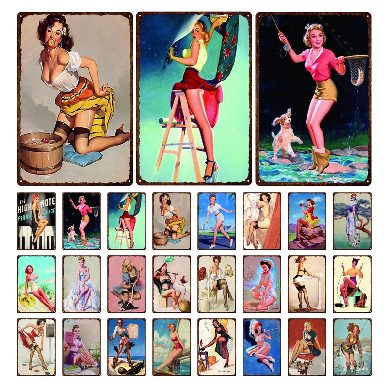 Vintage Poster Laanstra Metal Tin Signs American Pin Up Girl Metal Plaque Bar Pub Home Bedroom Poster Retro Wall Decor Pictures
Vintage Poster Laanstra Metal Tin Signs American Pin Up Girl Metal Plaque Bar Pub Home Bedroom Poster Retro Wall Decor Pictures