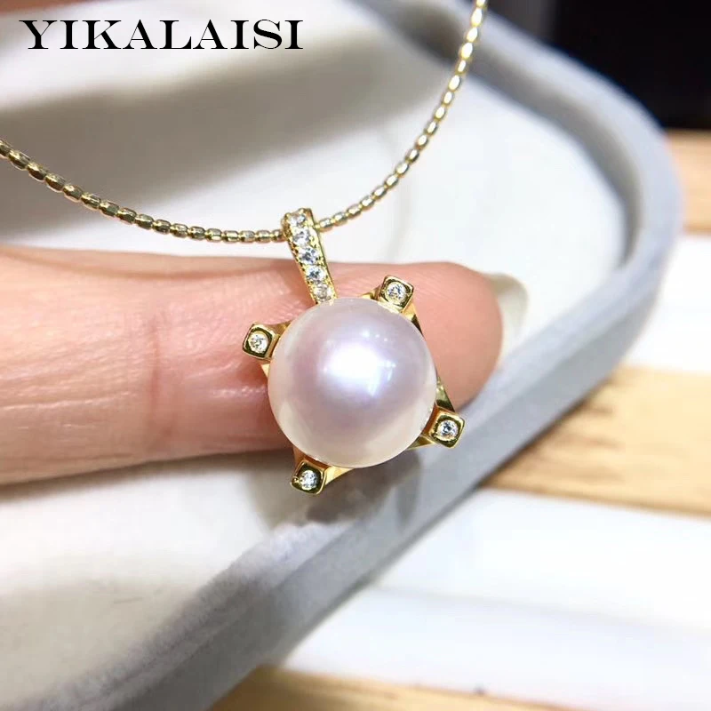 YIKALAISI 925 Sterling Silver Jewelry Pearl Pendants 2019 Fine Natural Pearl jewelry 8-9mm Pendants For Women wholesale
YIKALAISI 925 Sterling Silver Jewelry Pearl Pendants 2019 Fine Natural Pearl jewelry 8-9mm Pendants For Women wholesale