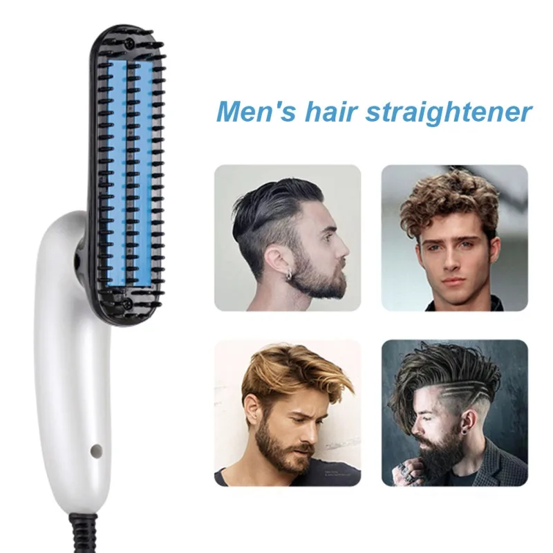 Electric Foldable Mini Hair Comb Beard Comb Styling Tools For Men Men's Hair Straightener Combs High Quality
Electric Foldable Mini Hair Comb Beard Comb Styling Tools For Men Men's Hair Straightener Combs High Quality