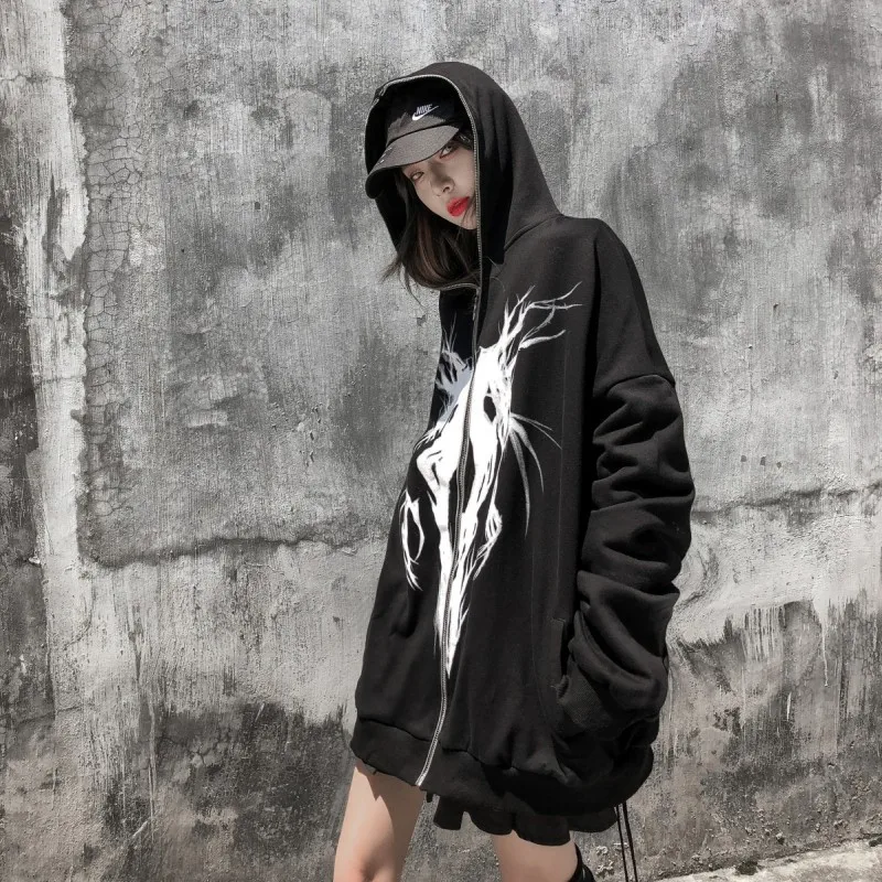 Men Autumn Cardigan Hooded Sweater Zipper Jacket Streetwear Oversize Hoodie Graffiti Hip Hop Harajuku Fleece Pullover Sweatshirt
Men Autumn Cardigan Hooded Sweater Zipper Jacket Streetwear Oversize Hoodie Graffiti Hip Hop Harajuku Fleece Pullover Sweatshirt