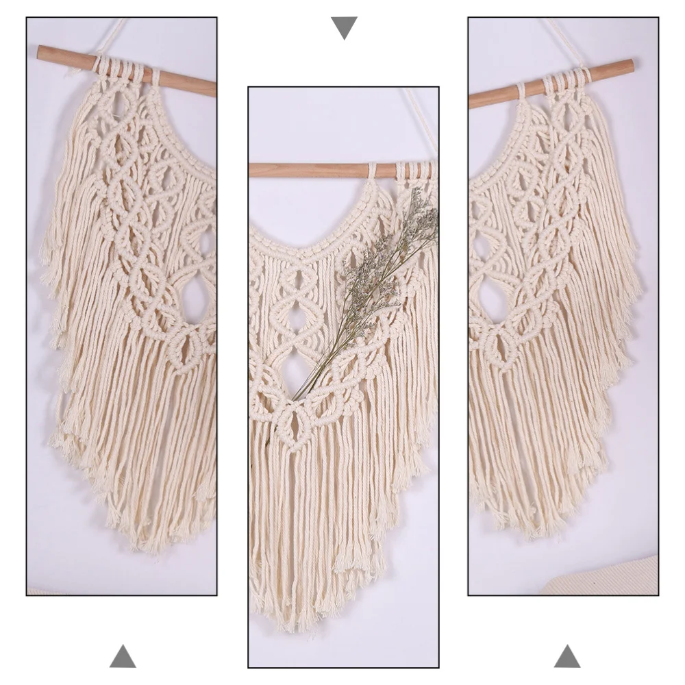 Macrame Woven Wall Hanging Wall Decor Tassel Apartment Dorm Tapestry Decor 
Macrame Woven Wall Hanging Wall Decor Tassel Apartment Dorm Tapestry Decor