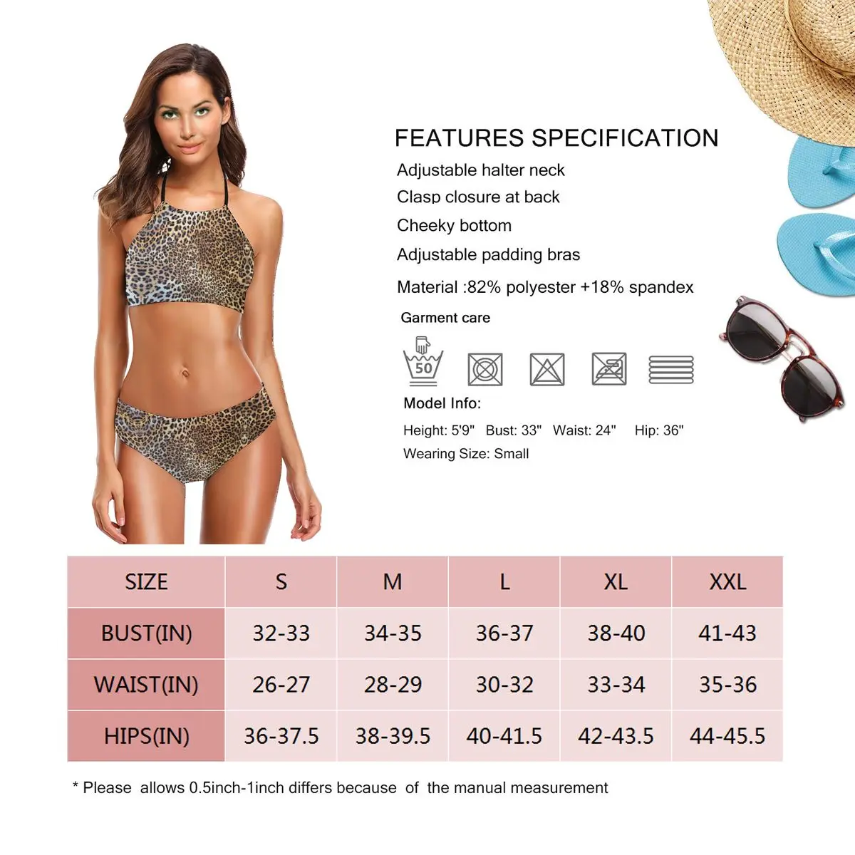 Leopart Print Sexy Bikini Set Halter 2021 Summer Swimsuit Beach Swimwear Luxury Brand Bikinis Tops and Bottom for Pool Party
Leopart Print Sexy Bikini Set Halter 2021 Summer Swimsuit Beach Swimwear Luxury Brand Bikinis Tops and Bottom for Pool Party