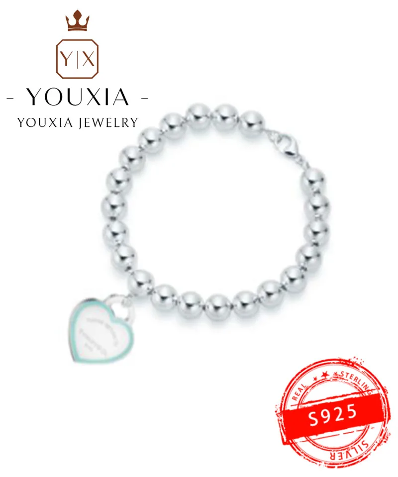 Customized Large Heart Shaped Fashion Elegant Bracelet in Sterling Silver
Customized Large Heart Shaped Fashion Elegant Bracelet in Sterling Silver