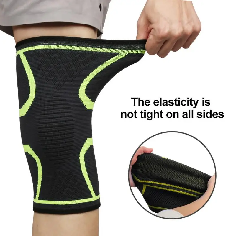 1PC Knee Pads Sports Men Pressurized Elastic Knee Pads Support Fitness Gear Basketball Volleyball Brace Protector Safety
1PC Knee Pads Sports Men Pressurized Elastic Knee Pads Support Fitness Gear Basketball Volleyball Brace Protector Safety