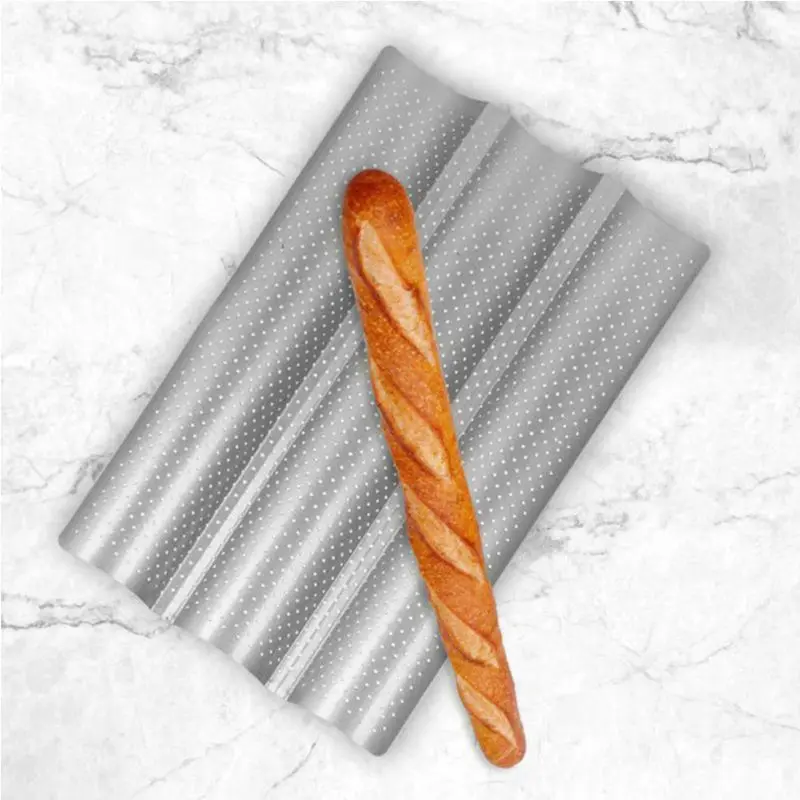 Nonstick Perforated Baguette Bake Pan French Bread Baking Mold Toast Cooking H051
Nonstick Perforated Baguette Bake Pan French Bread Baking Mold Toast Cooking H051