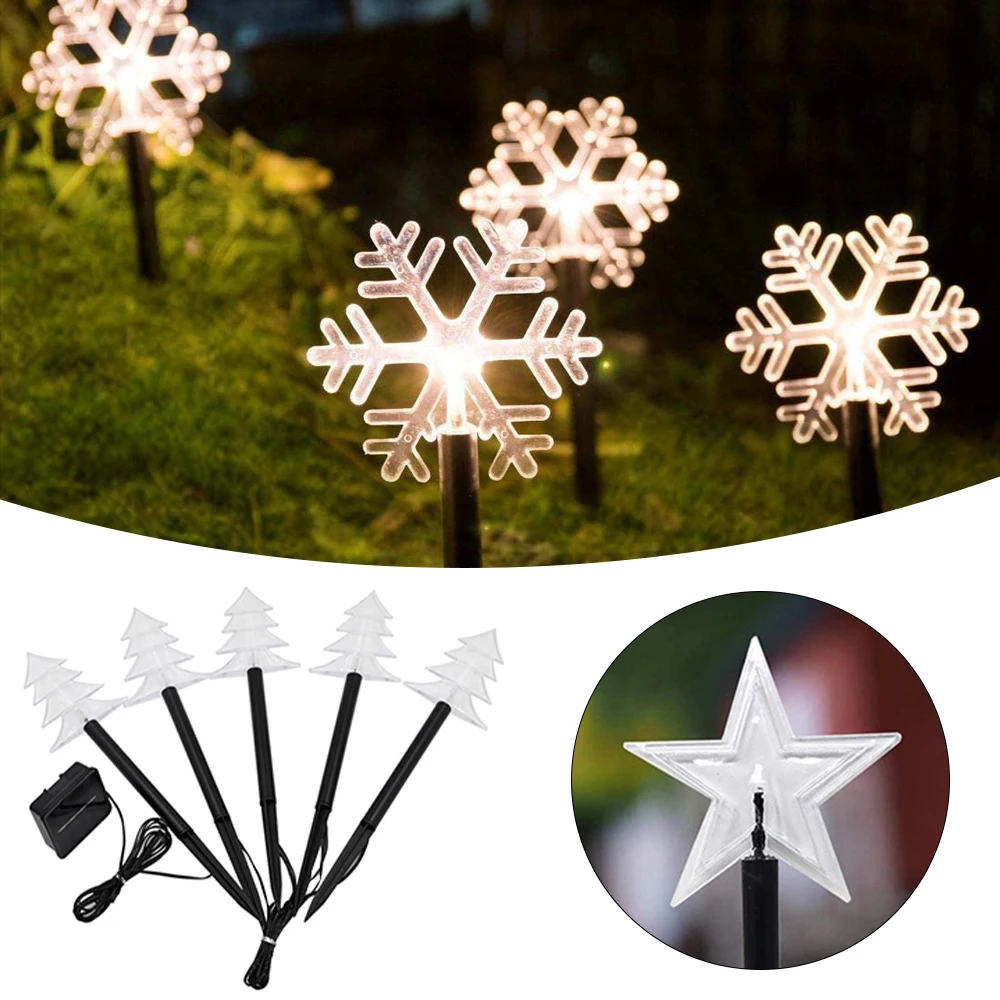 Garden Waterproof Solar Christmas Light Outdoor Snowflake Flower Blossom Path Lighting Courtyard Lawn Lamp Party Home Decoration
Garden Waterproof Solar Christmas Light Outdoor Snowflake Flower Blossom Path Lighting Courtyard Lawn Lamp Party Home Decoration