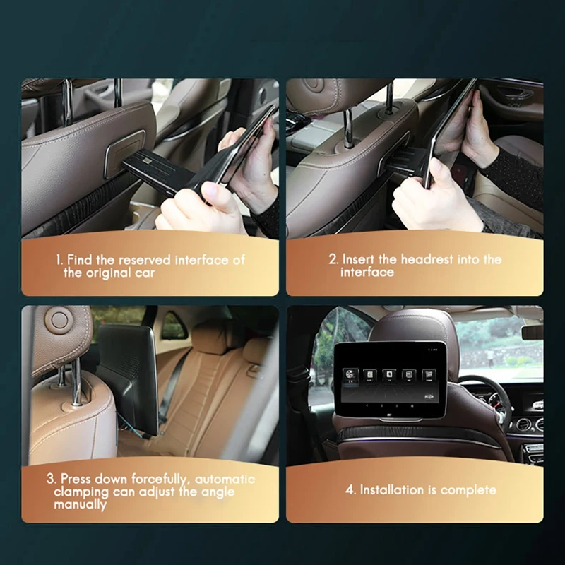 11.6 Inch 8-Core Android 9.0 Car Headrest WIFI Car Video Player Bluetooth Rear Seat Entertainment for Mercedes Benz
11.6 Inch 8-Core Android 9.0 Car Headrest WIFI Car Video Player Bluetooth Rear Seat Entertainment for Mercedes Benz