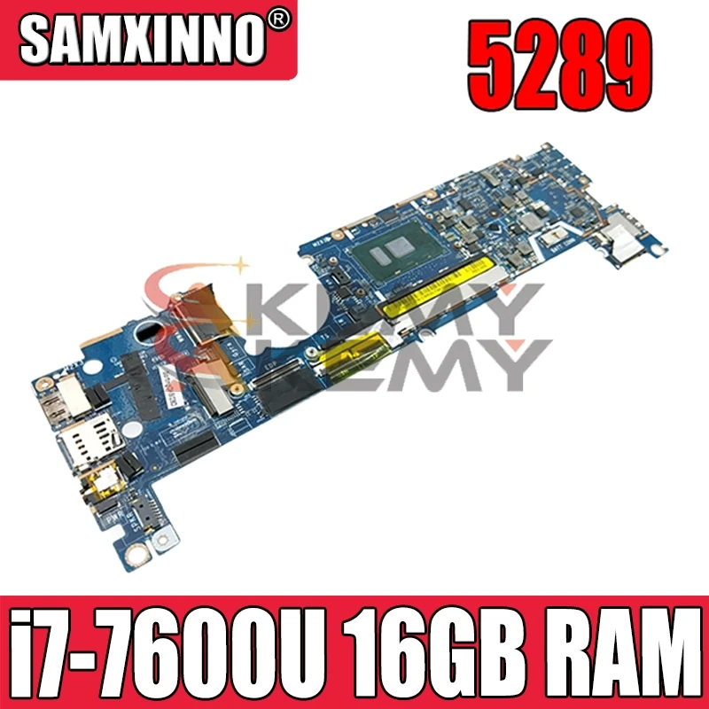 For DELL Latitude 5289 Laptop motherboard CN-07DCRR 07DCRR 7DCRR CAZ40 LA-E111P With I7-7600U CPU 16GB RAM 100% full Tested
For DELL Latitude 5289 Laptop motherboard CN-07DCRR 07DCRR 7DCRR CAZ40 LA-E111P With I7-7600U CPU 16GB RAM 100% full Tested