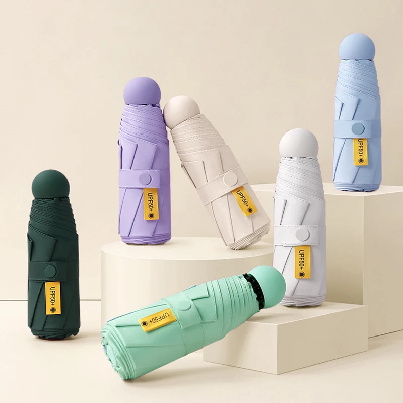 8 Ribs Pocket Mini Umbrella With Box Anti UV Paraguas Sun Umbrella Rain Windproof Light Folding Portable Umbrellas Women Girl
8 Ribs Pocket Mini Umbrella With Box Anti UV Paraguas Sun Umbrella Rain Windproof Light Folding Portable Umbrellas Women Girl