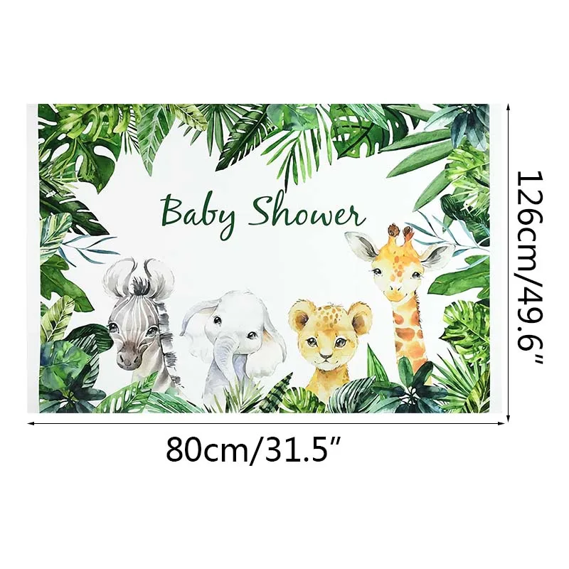 1Pc Woodland Happy Birthday Photography Backdrop Jungle Forest Safari Animals Wild One 1st Birthday Baby Shower Photo Background
1Pc Woodland Happy Birthday Photography Backdrop Jungle Forest Safari Animals Wild One 1st Birthday Baby Shower Photo Background