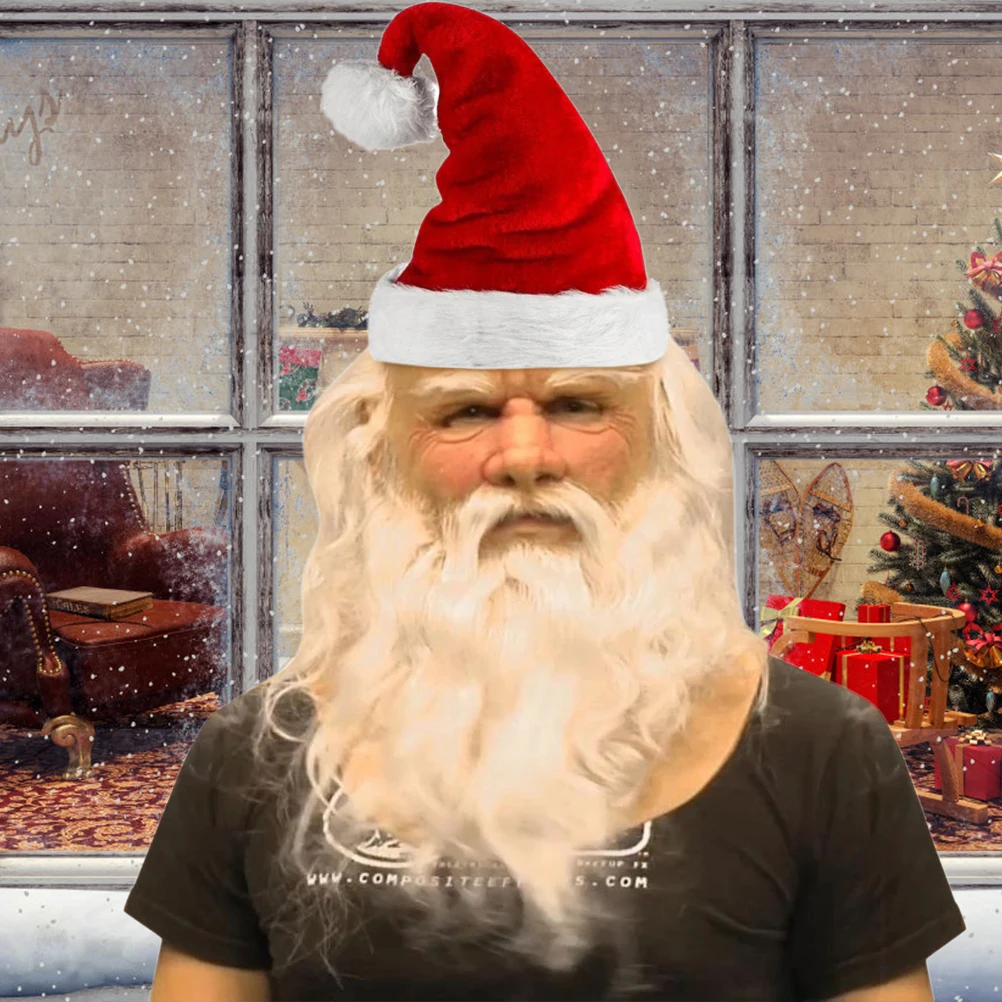 Santa Claus Headgear Christmas Party Decoration Holiday Soft Latex Adult Headgear Xmas Gifts Cospaly Props
Santa Claus Headgear Christmas Party Decoration Holiday Soft Latex Adult Headgear Xmas Gifts Cospaly Props