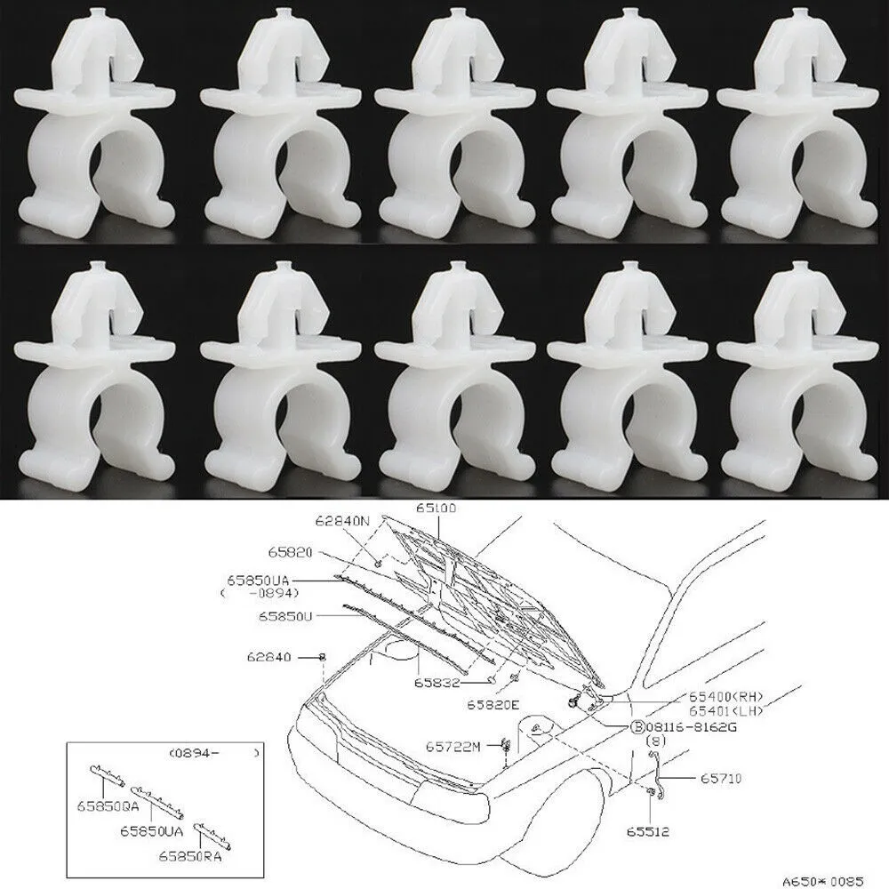 10Pcs White Car Plastic Hood Support Prop Rod Buckle Clip For Nissan Skyline R32 R33 89-98 NavaraD22 Bonnet Hood Rod Holder Clip
10Pcs White Car Plastic Hood Support Prop Rod Buckle Clip For Nissan Skyline R32 R33 89-98 NavaraD22 Bonnet Hood Rod Holder Clip