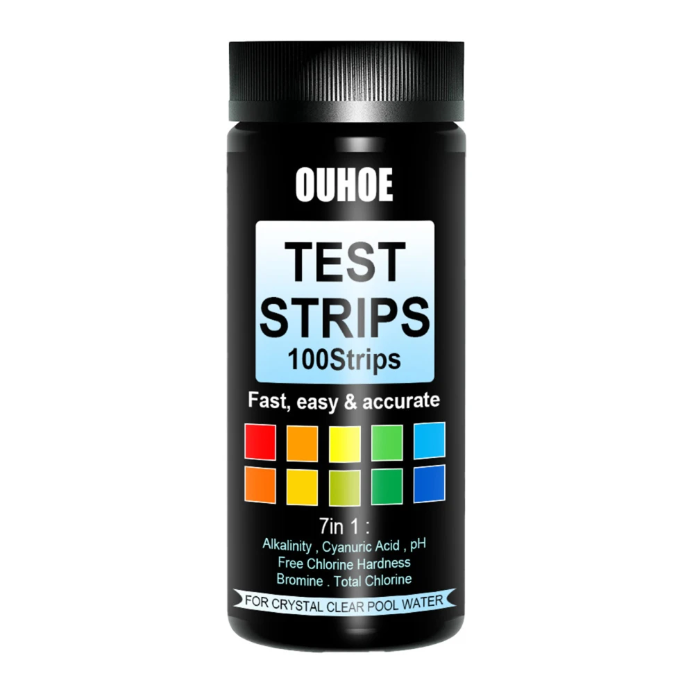 Bromine PH Level Testing 100 Strip Pack Water Quality Swimming 100pcs 7 IN 1 Aquarium Fish Tank Analytical Instruments Chlorine
Bromine PH Level Testing 100 Strip Pack Water Quality Swimming 100pcs 7 IN 1 Aquarium Fish Tank Analytical Instruments Chlorine