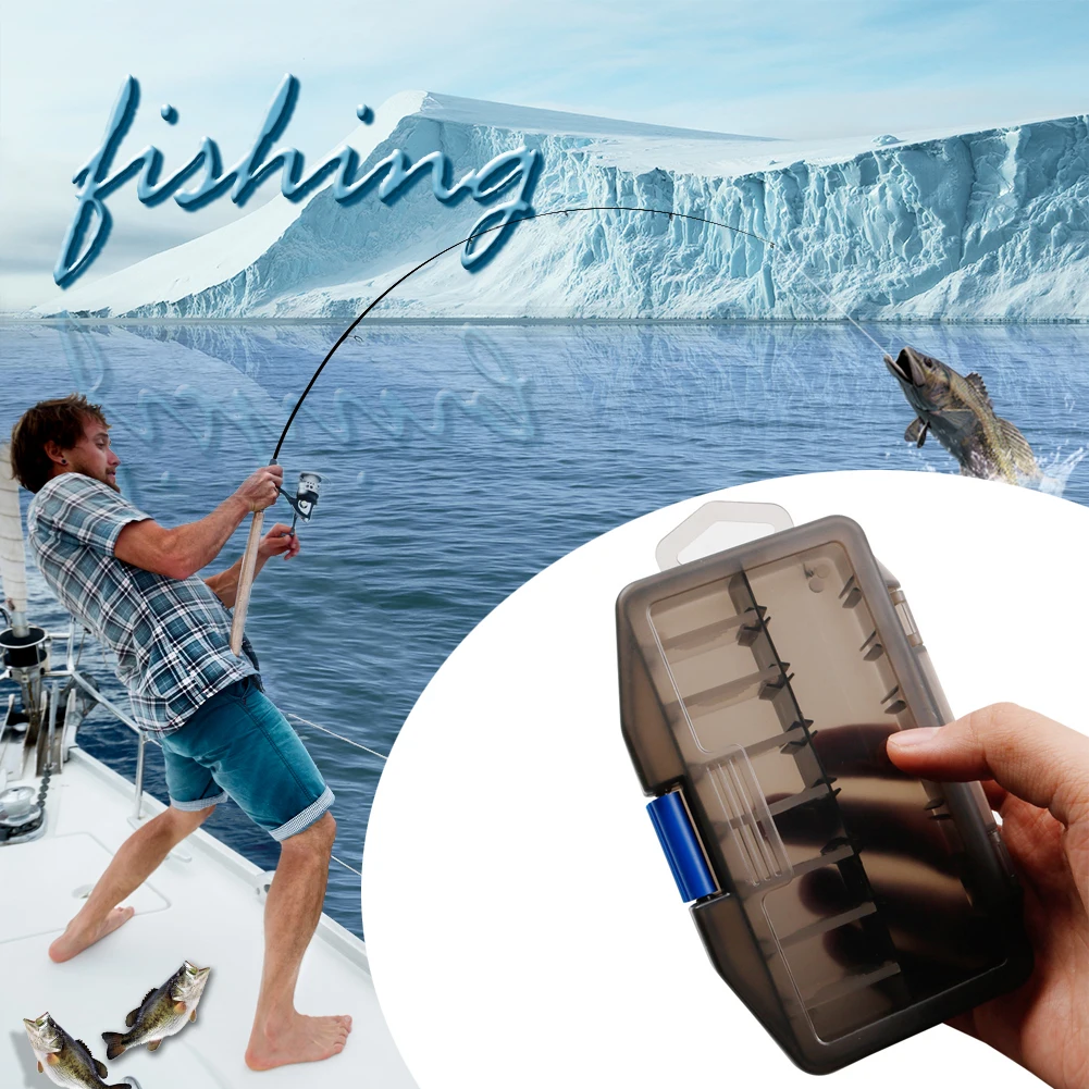Portable Bait Fishing Gear Storage Box Plastic Fishing Tackle Box 10 Grids Fishing Bait Lure Hook Tool Storage Holder
Portable Bait Fishing Gear Storage Box Plastic Fishing Tackle Box 10 Grids Fishing Bait Lure Hook Tool Storage Holder