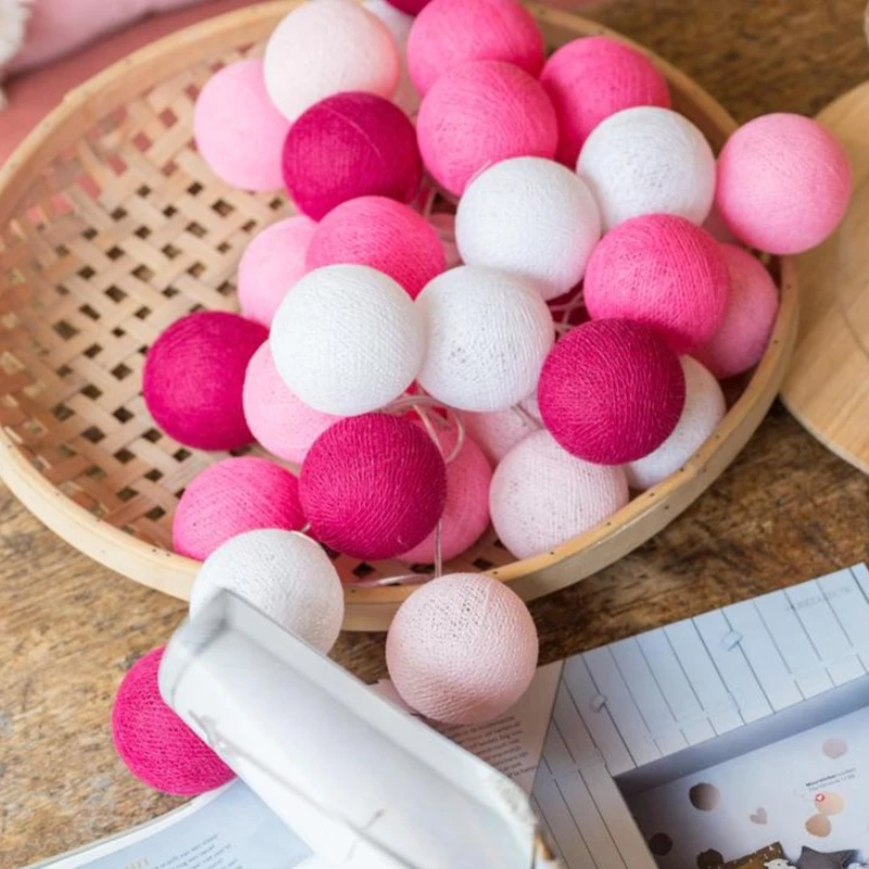 Cotton Balls Garland LED String Fairy Lights Halloween Party Garden Bedroom Holiday Wedding Outdoor Tree Lamp 3D Christmas Decor
Cotton Balls Garland LED String Fairy Lights Halloween Party Garden Bedroom Holiday Wedding Outdoor Tree Lamp 3D Christmas Decor