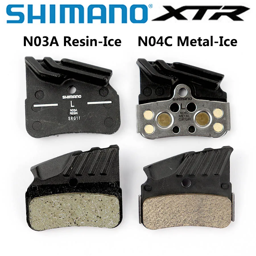 Дисковые Тормозные колодки Shimano DEORE XTR N03A N04C D03S Resin Metal Ice Tech охлаждающий плавник Pad