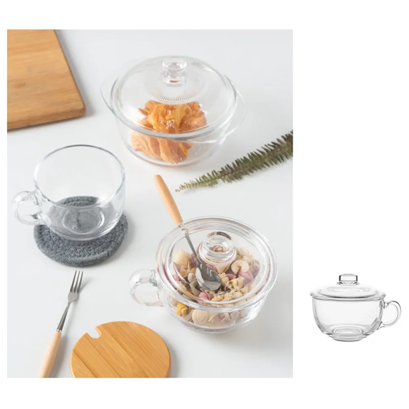 Oatmeal Breakfast Water Cup Creative Personality Covered Spoon Milk Household Large Capacity Glass Bowl
Oatmeal Breakfast Water Cup Creative Personality Covered Spoon Milk Household Large Capacity Glass Bowl