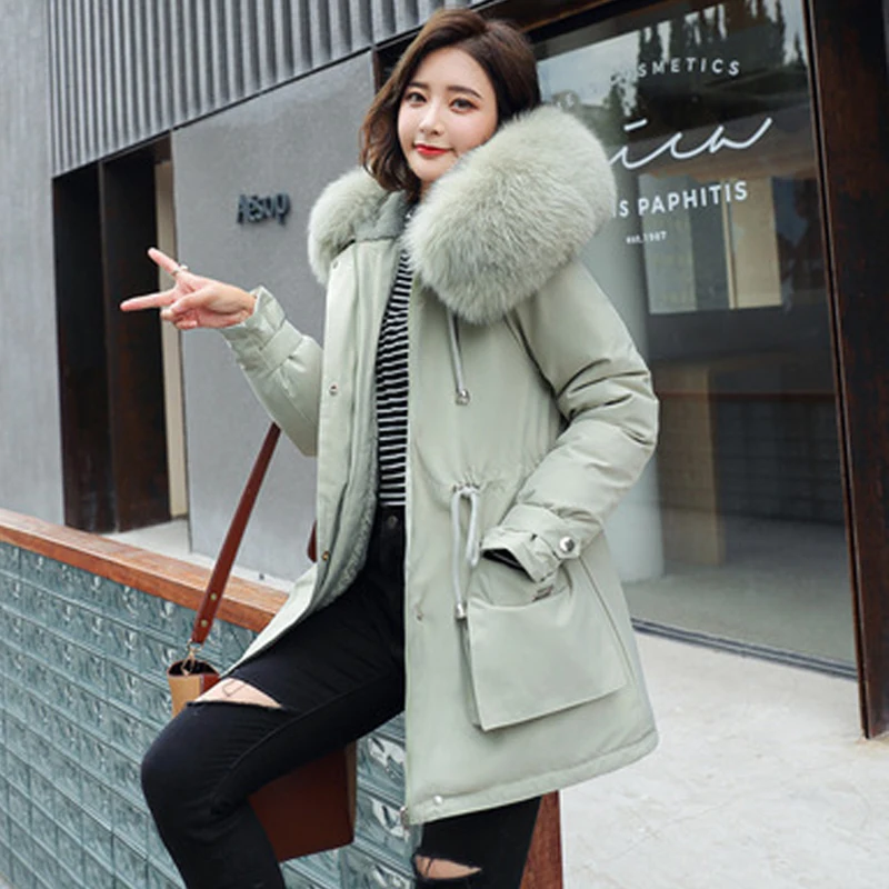 CZJMS Warm Parkas Thick Women Cotton Elegant Jacket with Hood Comfortable Autumn Coats Pink Solid Overwear Korean Pocket New2021
CZJMS Warm Parkas Thick Women Cotton Elegant Jacket with Hood Comfortable Autumn Coats Pink Solid Overwear Korean Pocket New2021