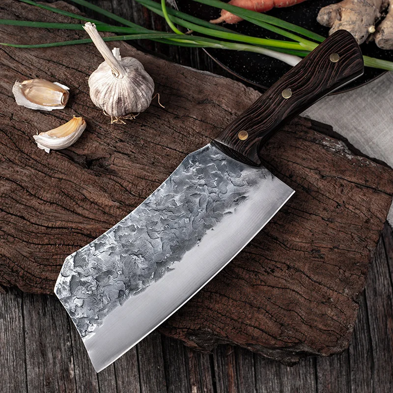 Forged Chef Knife Sharp Traditional Chinese Knife High Carbon Stainless Steel Chinese Vegetable Cleaver Kitchen Meat Cleaver
Forged Chef Knife Sharp Traditional Chinese Knife High Carbon Stainless Steel Chinese Vegetable Cleaver Kitchen Meat Cleaver