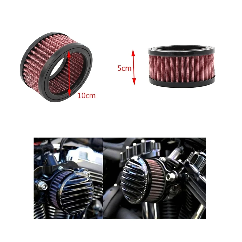 Motorcycle Universal Replacement Air Cleaner Intake Filter For Harley Sportster XL 883 XL1200 X48 2004 -2018
Motorcycle Universal Replacement Air Cleaner Intake Filter For Harley Sportster XL 883 XL1200 X48 2004 -2018