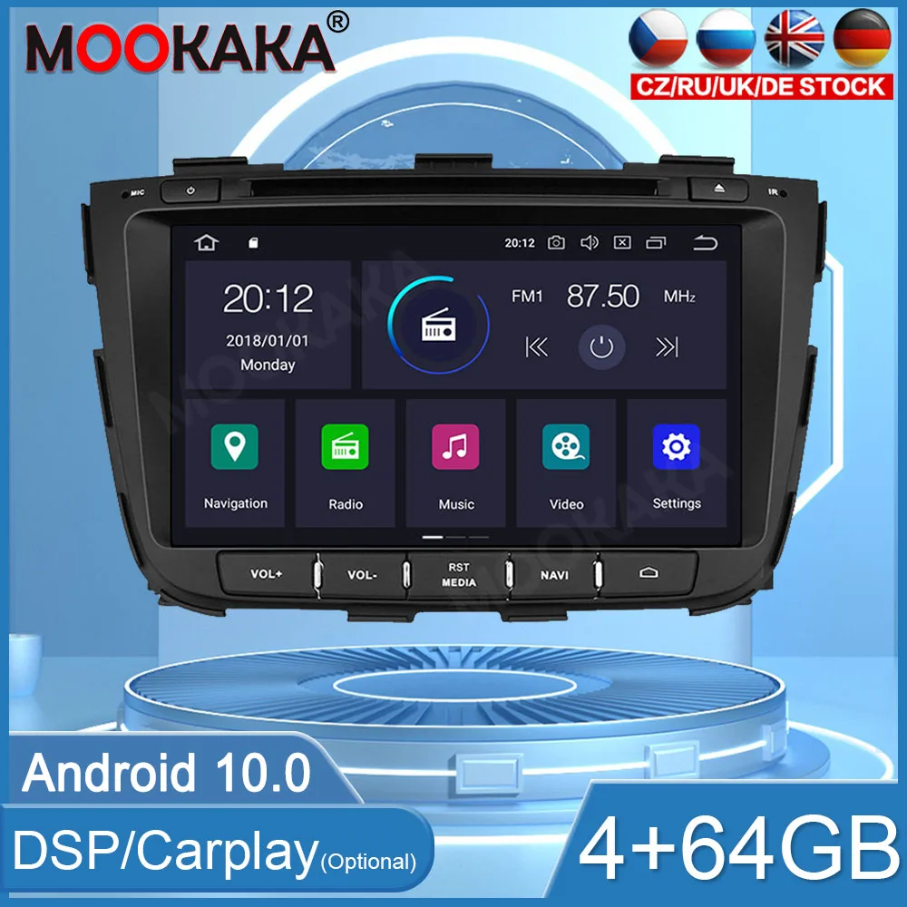4+64GB Android10 Car Radio For Kia Sorento 2013-2014 Carplay Player GPS Multimedia Navigation Head Unit Car Stereo WIFI DSP
4+64GB Android10 Car Radio For Kia Sorento 2013-2014 Carplay Player GPS Multimedia Navigation Head Unit Car Stereo WIFI DSP