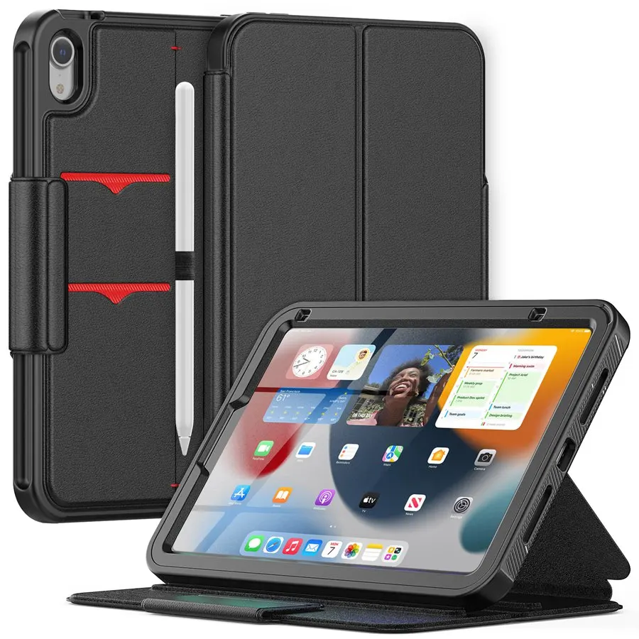Folio Heavy Duty Shockproof Stand with Card slot Auto Sleep/Wake Hard Case for iPad Mini 6 Case/iPad Mini 6th Generation Case
Folio Heavy Duty Shockproof Stand with Card slot Auto Sleep/Wake Hard Case for iPad Mini 6 Case/iPad Mini 6th Generation Case