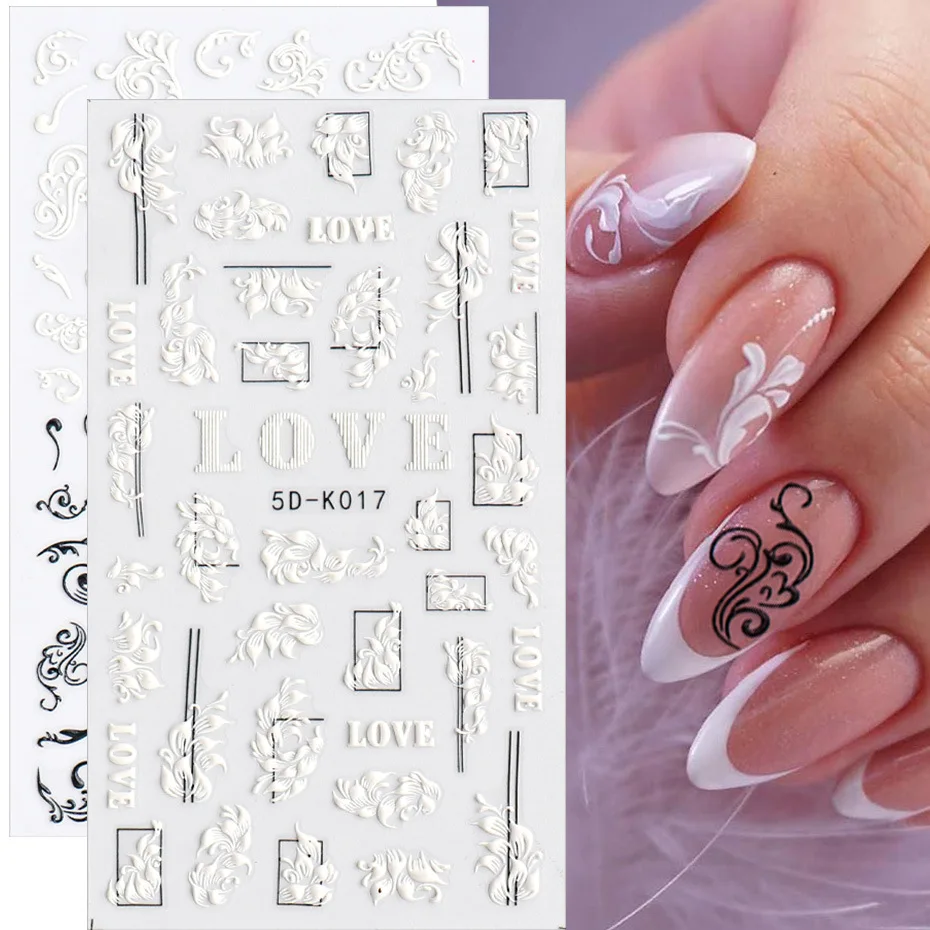 5d Nail Decoration Embossed Three-dimensional Hollow White Bridal Lace Butterfly Flower Nail Art Decorations Dropshipping
5d Nail Decoration Embossed Three-dimensional Hollow White Bridal Lace Butterfly Flower Nail Art Decorations Dropshipping
