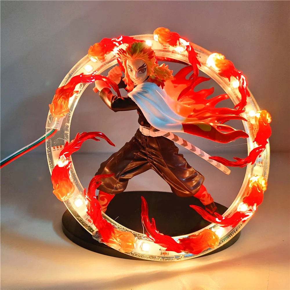 Demon Slayer Rengoku Kyoujurou Fire Circle PVC Action Figure Kimetsu No Yaiba LED Anime Figurine Toy Collectible Model Doll Gift
Demon Slayer Rengoku Kyoujurou Fire Circle PVC Action Figure Kimetsu No Yaiba LED Anime Figurine Toy Collectible Model Doll Gift