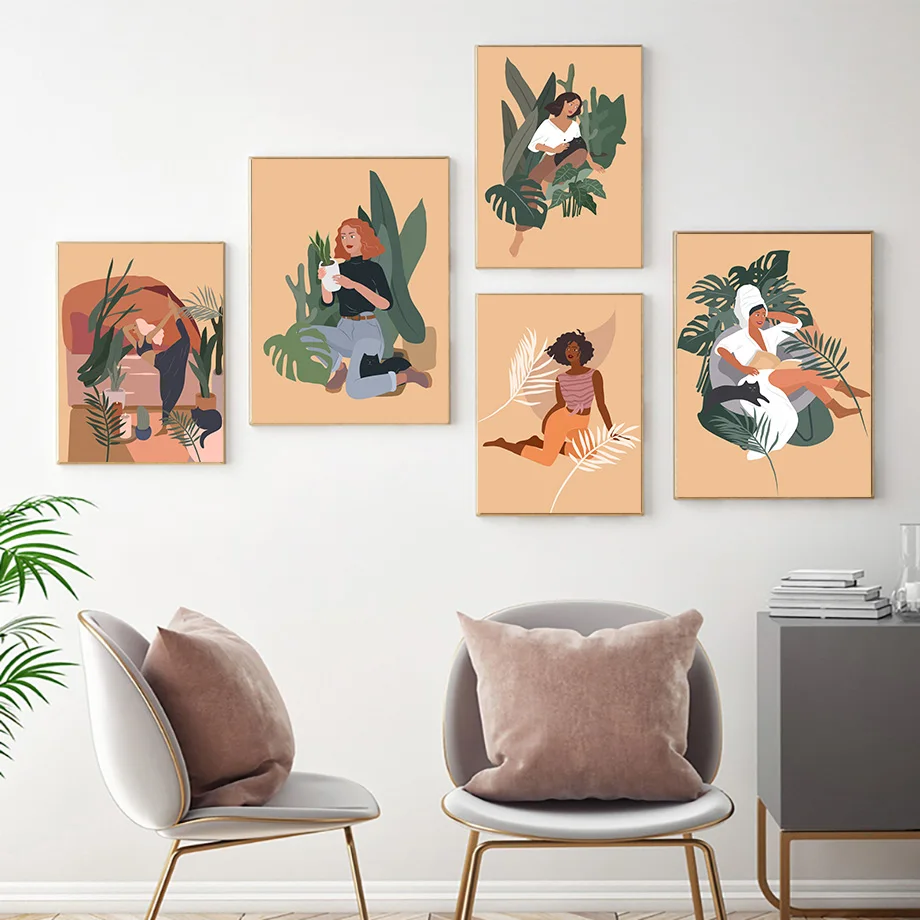 Абстрактная Мода девушка лист монстера Холст Живопись Искусство скандинавские плакаты и принты настенные картины для гостиной Декор без р...
Абстрактная Мода девушка лист монстера Холст Живопись Искусство скандинавские плакаты и принты настенные картины для гостиной Декор без р...