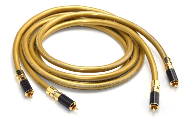 Free Shipping 1pair HIFI RCA interconnect Cable Hi-end 2RCA Male to Male Audio Cable with carbon fiber RCA plug connector 
Free Shipping 1pair HIFI RCA interconnect Cable Hi-end 2RCA Male to Male Audio Cable with carbon fiber RCA plug connector