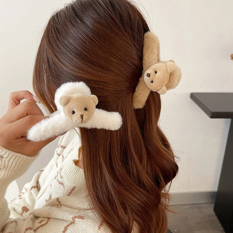 Elegant Bear Hair Claw Crab Women Girls Fashion Winter Plush Hairpins Faux Fur Hair Clip Barrette Headwear Hair Accessories
Elegant Bear Hair Claw Crab Women Girls Fashion Winter Plush Hairpins Faux Fur Hair Clip Barrette Headwear Hair Accessories