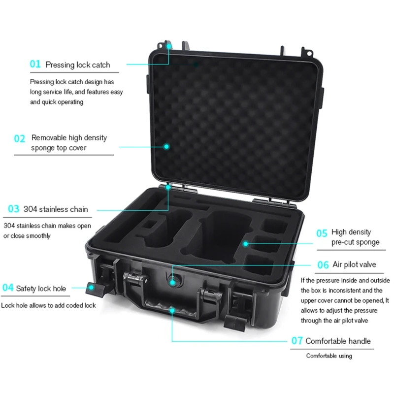 Чехол для костюма для DJI Mavic Air 2, портативный чехол из АБС-пластика, водонепроницаемый чехол для хранения, противовзрывная сумка для аксессуа...
Чехол для костюма для DJI Mavic Air 2, портативный чехол из АБС-пластика, водонепроницаемый чехол для хранения, противовзрывная сумка для аксессуа...
