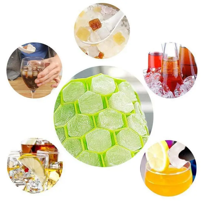 Honeycomb Ice Tray Mold With Removable Lids Silicones Ice Mould For Whiskey Cocktail Summer Ice Drink Ice Maker DIY Kitchen Tool
Honeycomb Ice Tray Mold With Removable Lids Silicones Ice Mould For Whiskey Cocktail Summer Ice Drink Ice Maker DIY Kitchen Tool