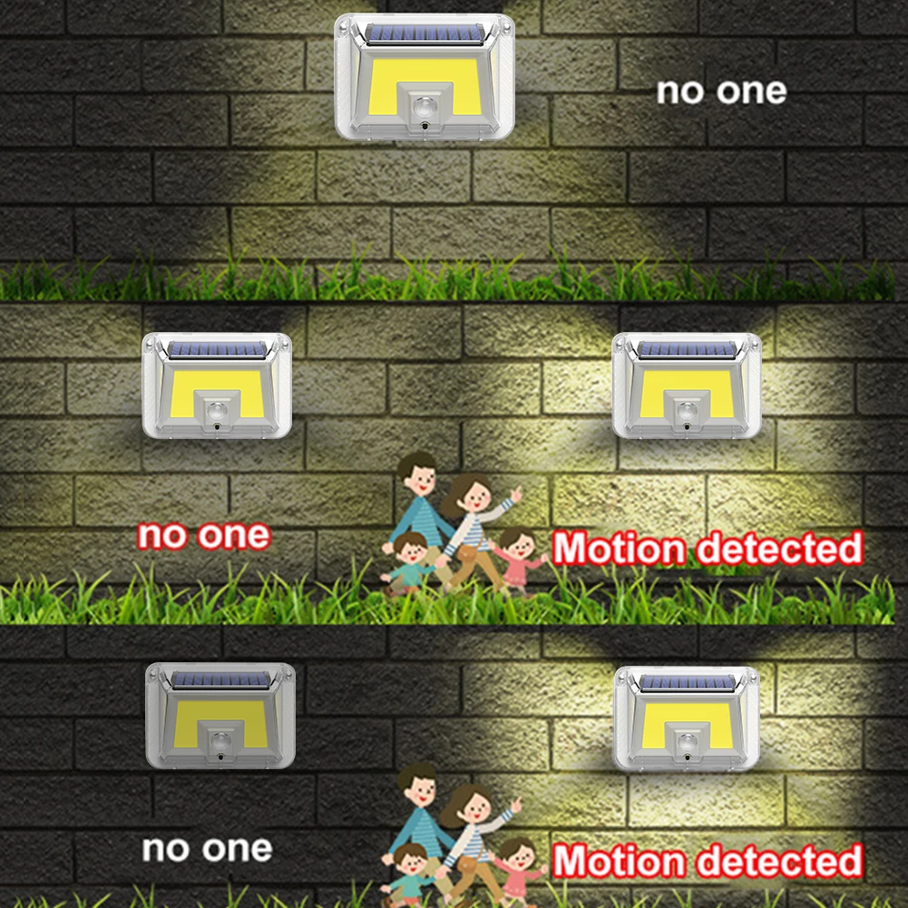 100 LED Solar Wall Light Courtyard Luminous Human Body Motion Sensor Waterproof Outdoor Garden Lighting Sunlight Lamp
100 LED Solar Wall Light Courtyard Luminous Human Body Motion Sensor Waterproof Outdoor Garden Lighting Sunlight Lamp