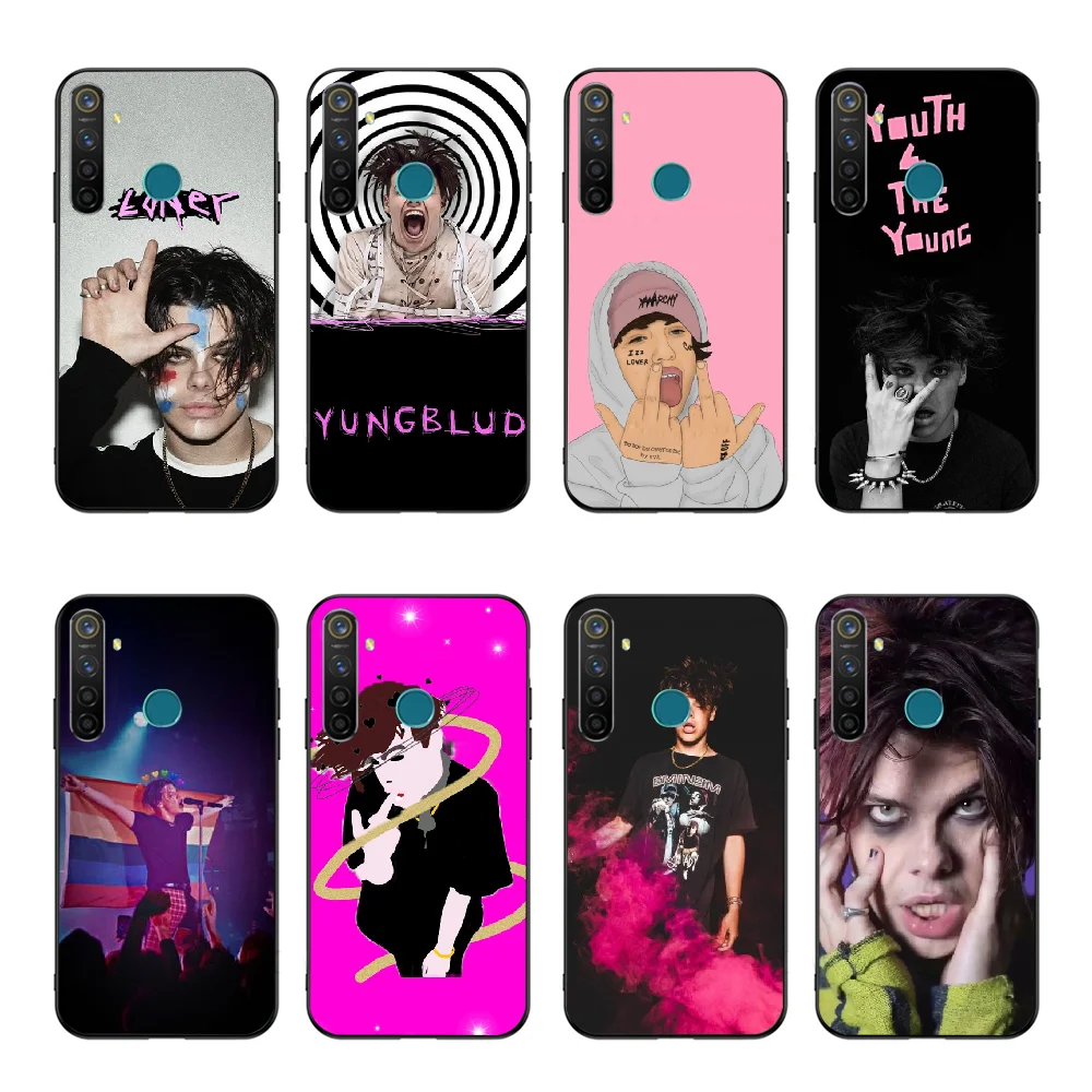 NBDRUICAI Yungblud чёрная фотообложка для OPPO Realme 5 3 2 Pro F7 F9 F11 F3 RENO Обложка | Мобильные