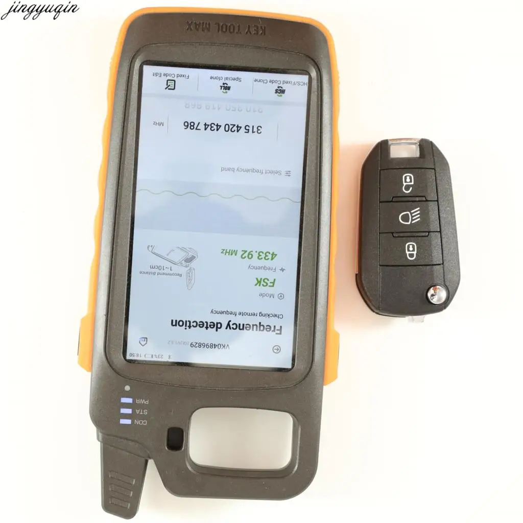 Jingyuqin Remote Control Car Key ID46 Chip 434MHZ For Peugeot 3008 208 308 508 408 2008 Original Factory With Lamp without Blade
Jingyuqin Remote Control Car Key ID46 Chip 434MHZ For Peugeot 3008 208 308 508 408 2008 Original Factory With Lamp without Blade