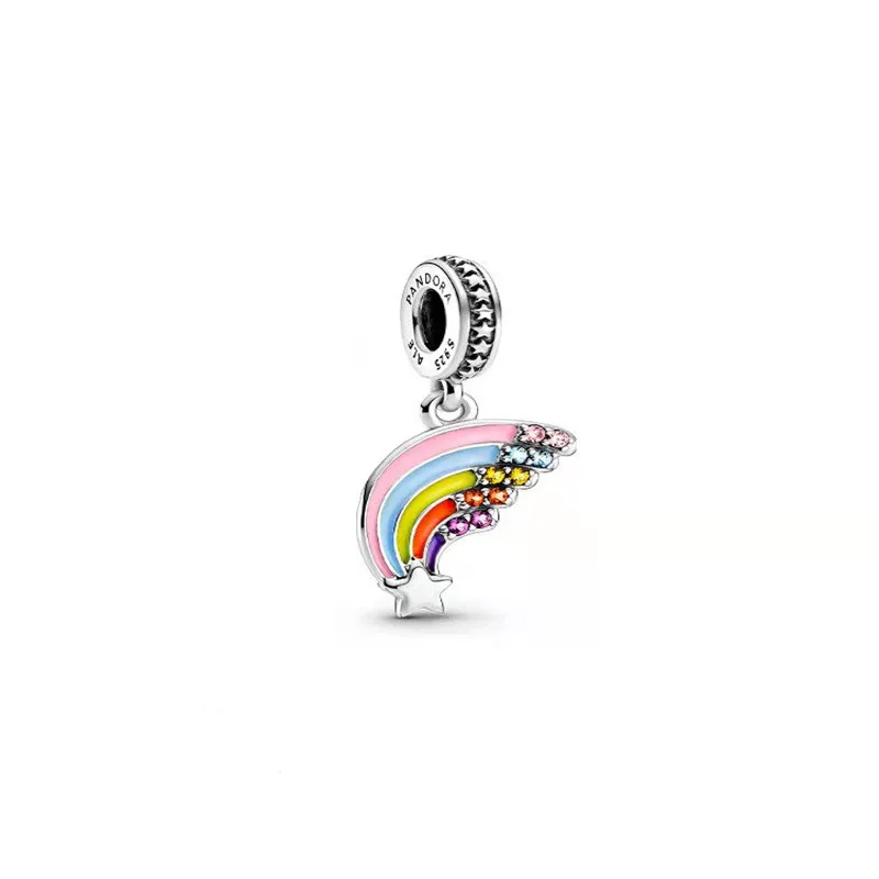 100% 925 sterling silver women's jewelry rainbow pendant bead suitable for original Pandora DIY accessories bead women's bracele
100% 925 sterling silver women's jewelry rainbow pendant bead suitable for original Pandora DIY accessories bead women's bracele