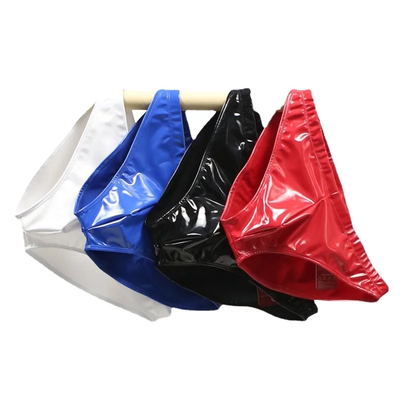 Sexy Mens Briefs PVC Leather Underwear Sexy Men Briefs Stage Dance Underpants PU Bikini Gay Cueca Men Sexy Underwear Jockstrap
Sexy Mens Briefs PVC Leather Underwear Sexy Men Briefs Stage Dance Underpants PU Bikini Gay Cueca Men Sexy Underwear Jockstrap