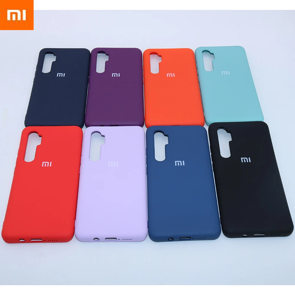 Оригинальный чехол Mi Note 10 Lite для Redmi Note9 Pro шелковистый мягкий на ощупь защитный из